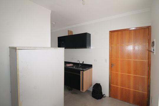 Sala / Cozinha de apartamento para alugar com 2 quartos, 39m² em Carandiru, São Paulo