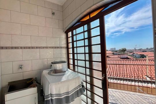 Área de Serviço de casa para alugar com 3 quartos, 90m² em Jardim dos Oliveiras, Campinas