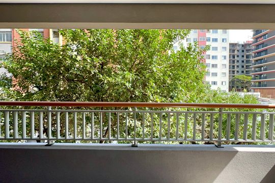 Varanda de apartamento à venda com 2 quartos, 56m² em Vila Anglo Brasileira, São Paulo