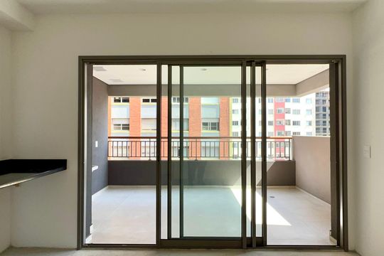 Varanda de apartamento à venda com 2 quartos, 56m² em Vila Anglo Brasileira, São Paulo