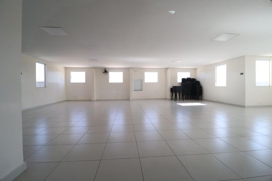Área comum - Salão de festas de apartamento para alugar com 2 quartos, 52m² em Jardim Brasília, Uberlândia