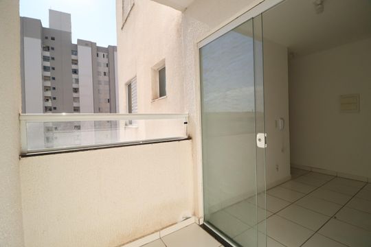Sacada de apartamento para alugar com 2 quartos, 52m² em Jardim Brasília, Uberlândia