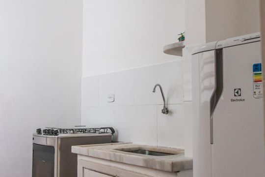 Cozinha de apartamento à venda com 1 quarto, 41m² em Pinheiros, São Paulo