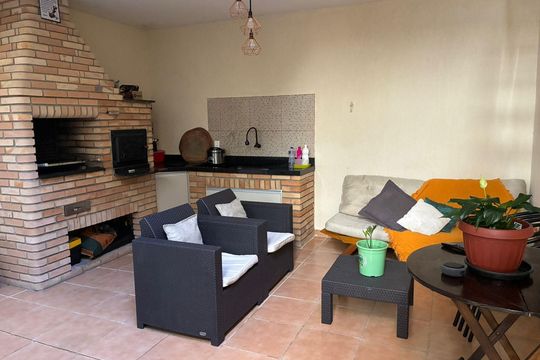 Área externa de casa à venda com 3 quartos, 206m² em Montanhão, São Bernardo do Campo
