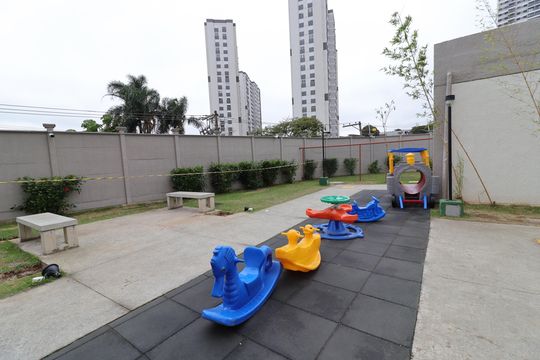 Área comum - Playground de apartamento para alugar com 2 quartos, 34m² em Veleiros, São Paulo