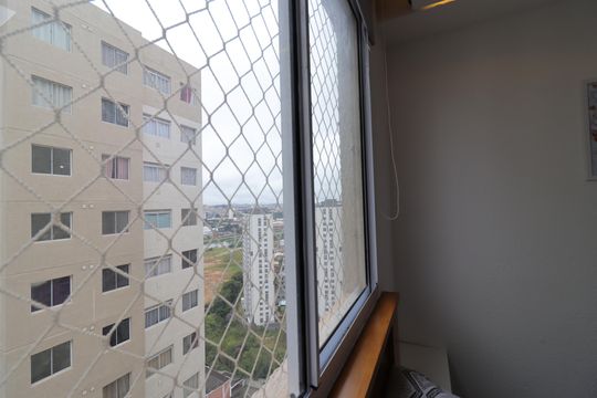 Quarto 1 - Vista de apartamento para alugar com 2 quartos, 34m² em Veleiros, São Paulo