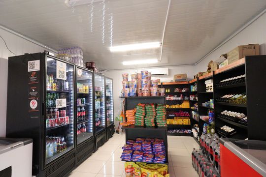 Área comum - Mercado de apartamento para alugar com 2 quartos, 34m² em Veleiros, São Paulo