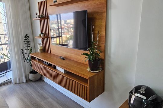 Sala de apartamento à venda com 3 quartos, 68m² em Vila Osasco, Osasco