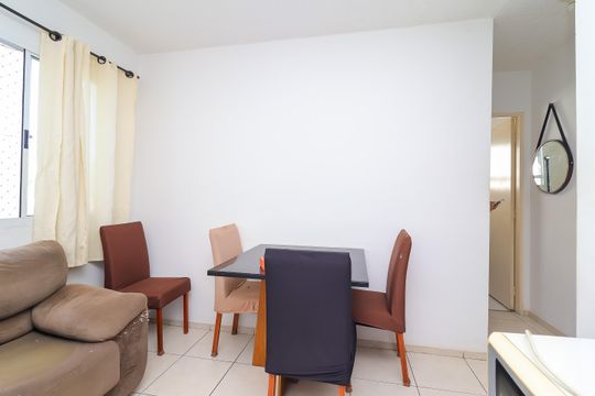Sala de apartamento para alugar com 2 quartos, 45m² em Itaim Paulista, São Paulo