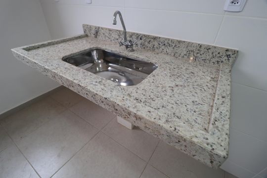 Cozinha de apartamento para alugar com 2 quartos, 50m² em Grand Ville, Uberlândia