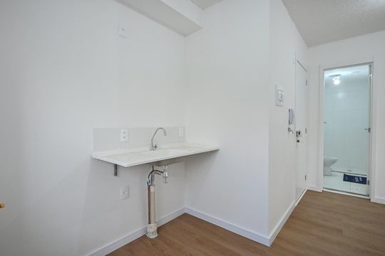 Cozinha de apartamento para alugar com 2 quartos, 48m² em Vila Prel, São Paulo