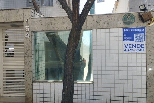 placa instalada WZLX-181 de apartamento à venda com 3 quartos, 128m² em Buritis, Belo Horizonte