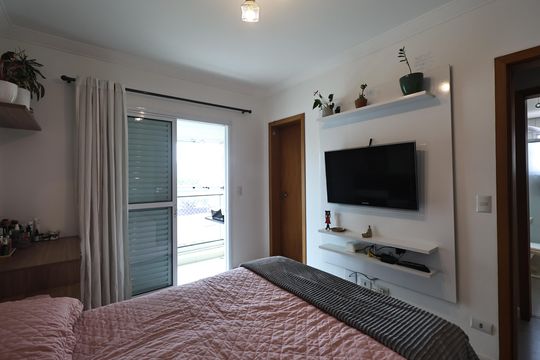 Suite de apartamento à venda com 3 quartos, 83m² em Vila Floresta, Santo André