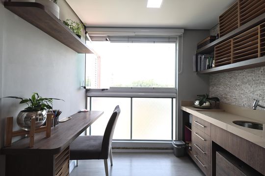 Sacada de apartamento à venda com 3 quartos, 83m² em Vila Floresta, Santo André