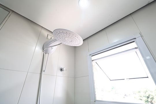 Banheiro de apartamento à venda com 3 quartos, 83m² em Vila Floresta, Santo André