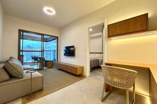 Apartamento para alugar com 1 quarto, 55m² em Vila Clementino, São Paulo