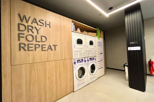 Área comum - Lavanderia  de apartamento para alugar com 1 quarto, 55m² em Vila Clementino, São Paulo