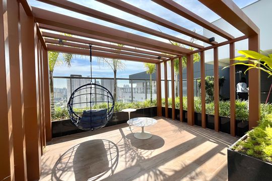 Área comum - Piscina de apartamento para alugar com 1 quarto, 55m² em Vila Clementino, São Paulo