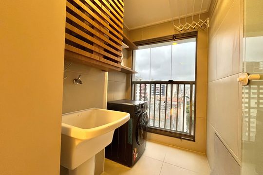Área de Serviço de apartamento para alugar com 1 quarto, 55m² em Vila Clementino, São Paulo