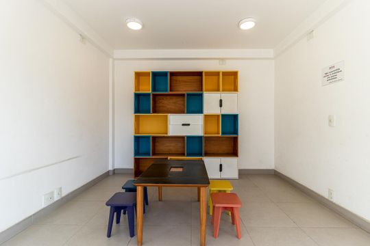 Brinquedoteca de kitnet/studio à venda com 1 quarto, 20m² em Vila Buarque, São Paulo