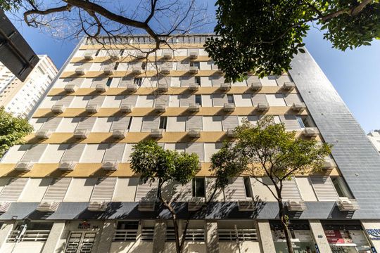 Fachada de kitnet/studio à venda com 1 quarto, 20m² em Vila Buarque, São Paulo