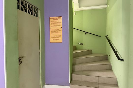 Área comum de apartamento para alugar com 2 quartos, 54m² em Paquetá, Santos