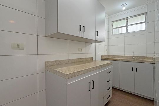 Cozinha de apartamento para alugar com 2 quartos, 54m² em Paquetá, Santos