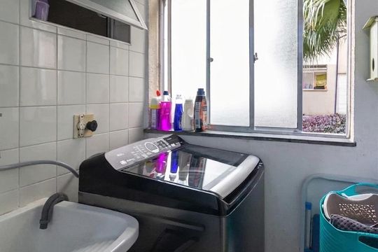 Área de serviço de apartamento à venda com 2 quartos, 61m² em Vila Lageado, São Paulo