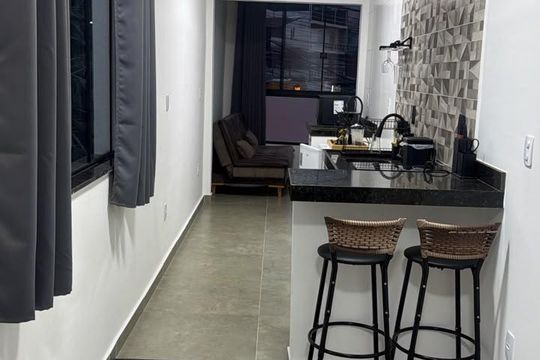 Cozinha de kitnet/studio para alugar com 1 quarto, 100m² em São Pedro, Juiz de Fora