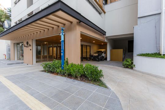 Fachada de kitnet/studio para alugar com 1 quarto, 18m² em Indianópolis, São Paulo