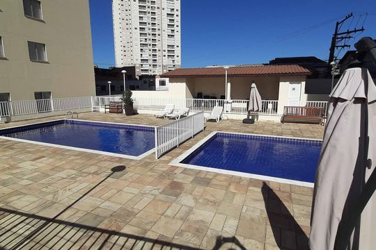 Área comum - Piscina de apartamento para alugar com 2 quartos, 52m² em Jardim Padreira Ii, Osasco