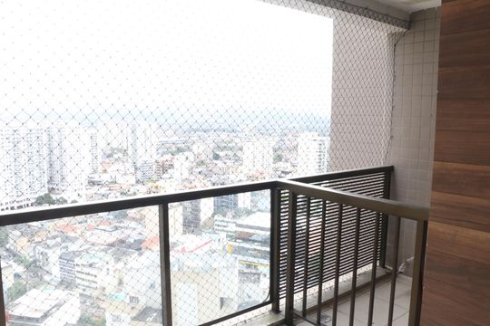 Varanda da Sala de apartamento para alugar com 2 quartos, 90m² em Palmeiras, Nova Iguaçu