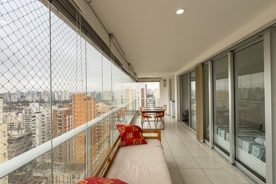 Sacada de apartamento para alugar com 2 quartos, 85m² em Brooklin, São Paulo