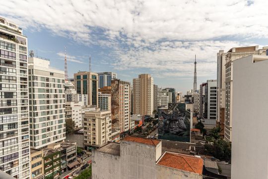Vista do Studio de kitnet/studio à venda com 1 quarto, 25m² em Consolação, São Paulo