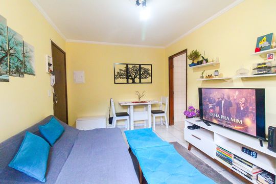 Sala de apartamento à venda com 2 quartos, 49m² em Vila Brasil, São Paulo