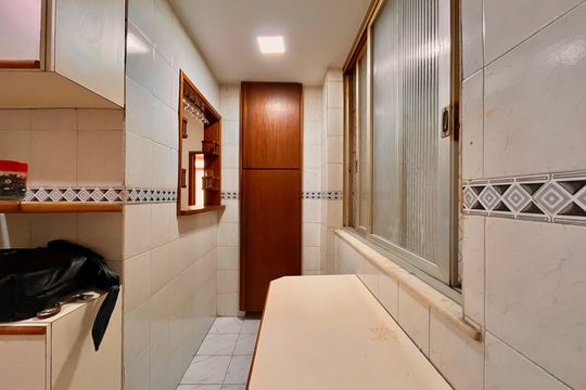 Cozinha de apartamento para alugar com 1 quarto, 47m² em Copacabana, Rio de Janeiro