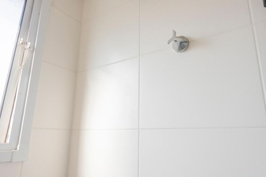 Banheiro da Suíte de apartamento à venda com 1 quarto, 26m² em Jardim Cidalia, São Paulo
