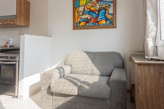 Sala de apartamento à venda com 1 quarto, 26m² em Jardim Cidalia, São Paulo