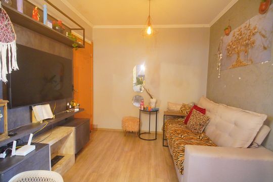 sala de apartamento para alugar com 2 quartos, 52m² em Canudos, Novo Hamburgo