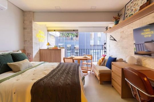 Sala/Quarto de apartamento para alugar com 1 quarto, 30m² em Sumarezinho, São Paulo