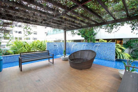 Área externa de apartamento para alugar com 1 quarto, 30m² em Sumarezinho, São Paulo