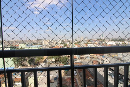 Varanda da Sala de apartamento à venda com 2 quartos, 42m² em Vila Ré, São Paulo