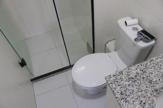 Banheiro Social de apartamento para alugar com 2 quartos, 62m² em Parque Residencial da Lapa, São Paulo