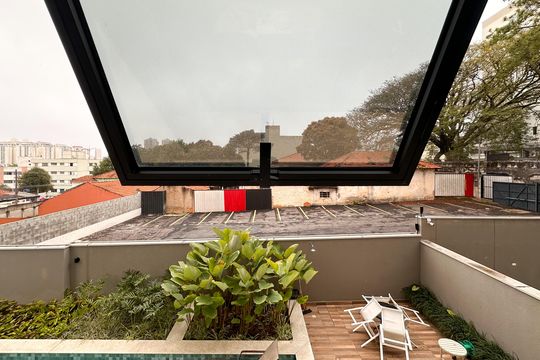 Vista da Sala de apartamento à venda com 1 quarto, 25m² em Vila Campestre, São Bernardo do Campo