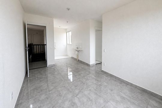 Sala de apartamento para alugar com 2 quartos, 45m² em Residencial Park Solar, Goiânia