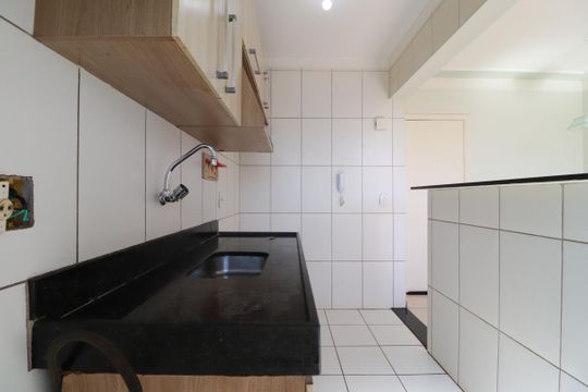 Cozinha  de apartamento para alugar com 2 quartos, 60m² em Jardim Paulistano, Ribeirão Preto