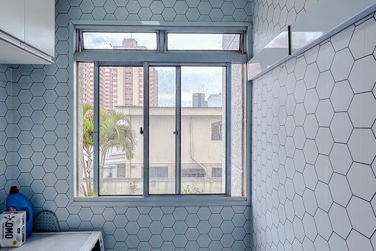 Área de Serviço de apartamento para alugar com 2 quartos, 50m² em Chácara Califórnia, São Paulo