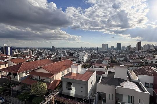 Vista da varanda da sala de apartamento à venda com 4 quartos, 156m² em Caiçara-adelaide, Belo Horizonte