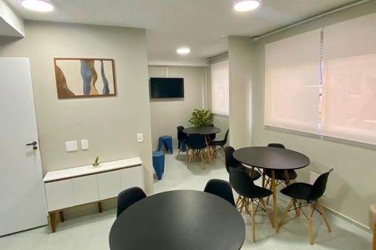 Salão de Festas  de apartamento à venda com 2 quartos, 32m² em Jardim Caravelas, São Paulo