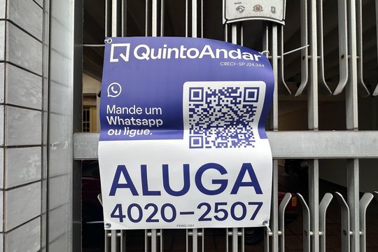 Placa  de casa para alugar com 2 quartos, 107m² em Jardim Colonial, São Bernardo do Campo